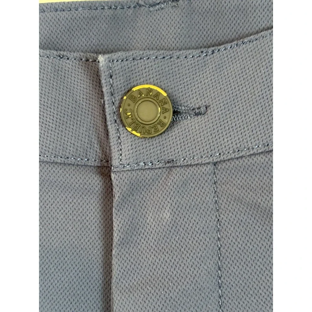 Banana Republic Flat Front Pant Navy Blue 34x32 - 416